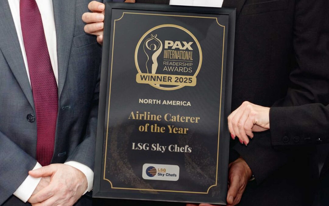 LSG Sky Chefs – Americas Wins Airline Caterer of the Year for North America at 2025 PAX International Readership Awards