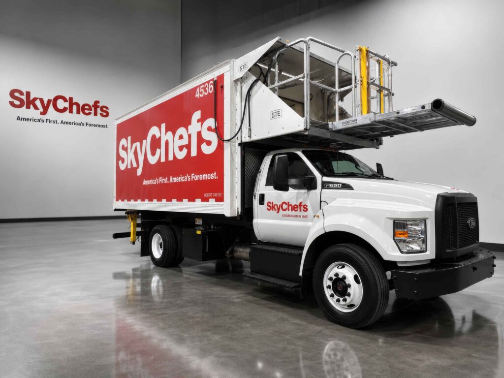 SkyChefs announces a new brand refresh - truck wrap SkyChefs announces a new brand refresh - truck wrap